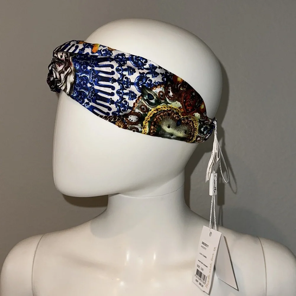 CAMILLA *Lucky Charms* vibrant silk boho twist headband